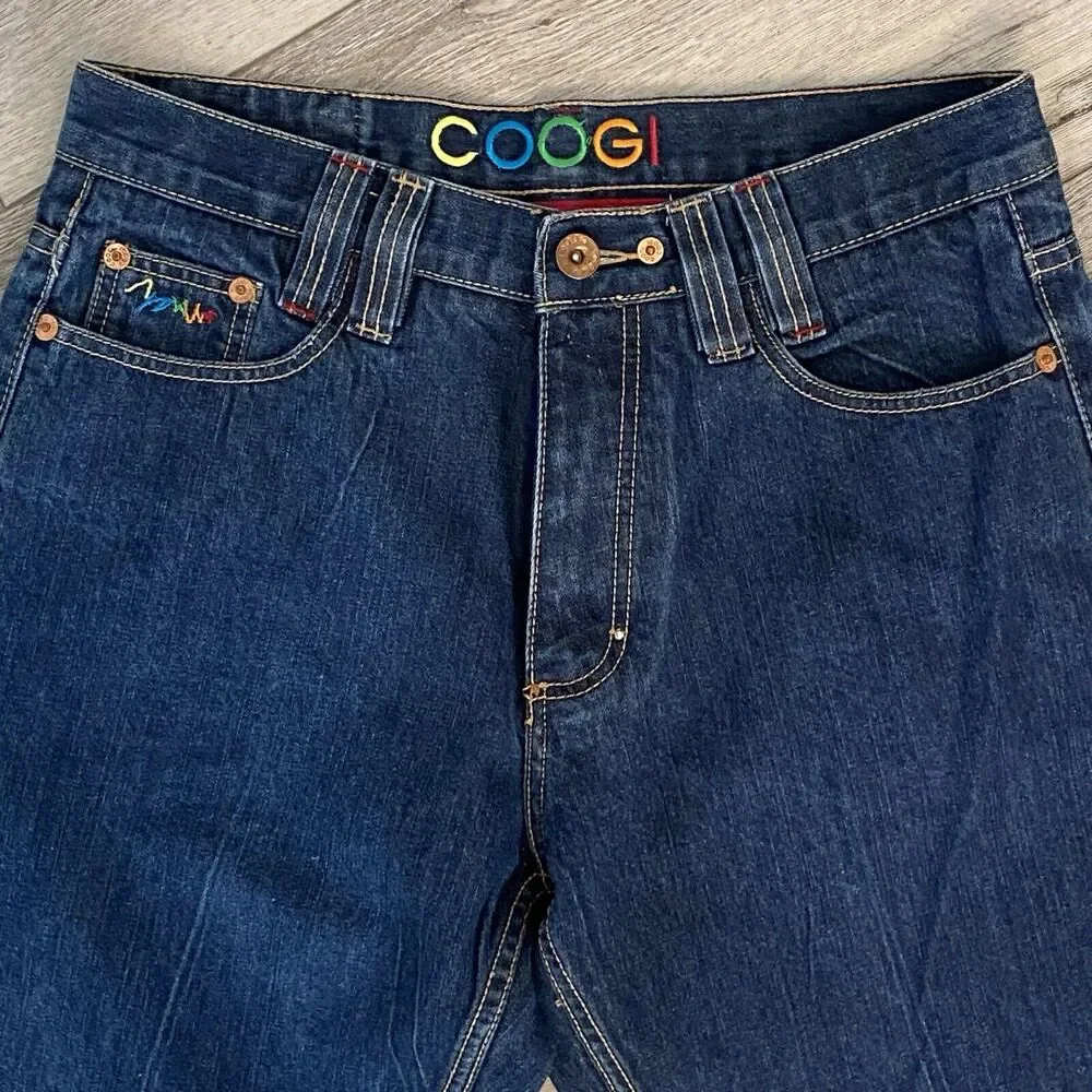 Vintage Coogi Australia Jeans Mens 34x34 Hip Hop Y2K Baggy Denim Biggie skater